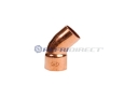 copper solder fitting ConexBanningher, 45� bends with male-female connections Mod. 5040- 10